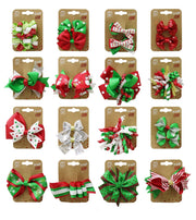 Hair Clip Christmas with Ribbon Mega Mix