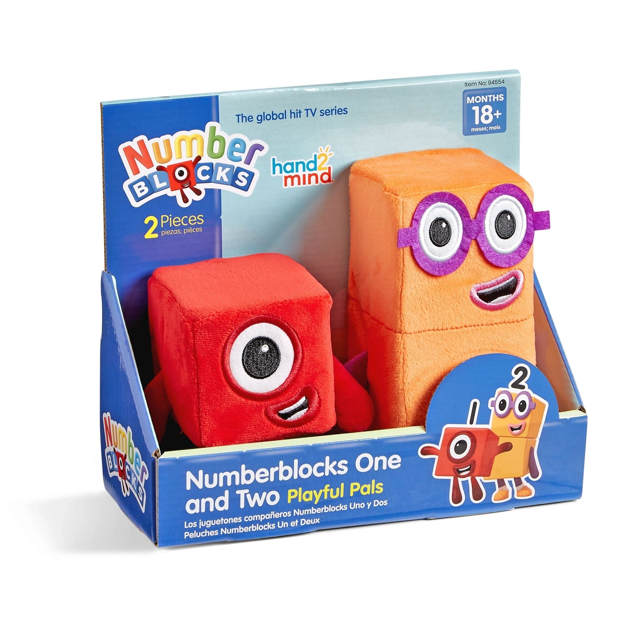 Numberblocks One and Two Playful Pals Plush