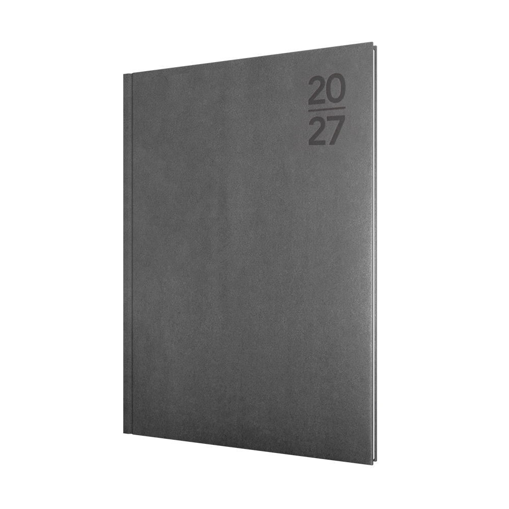 Collins Debden Silhouette 2027 Diary (A4, Week to View) - Charcoal