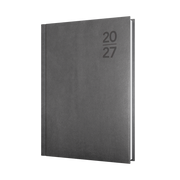 Collins Debden Silhouette 2027 Diary (A5, Day to a Page) - Charcoal