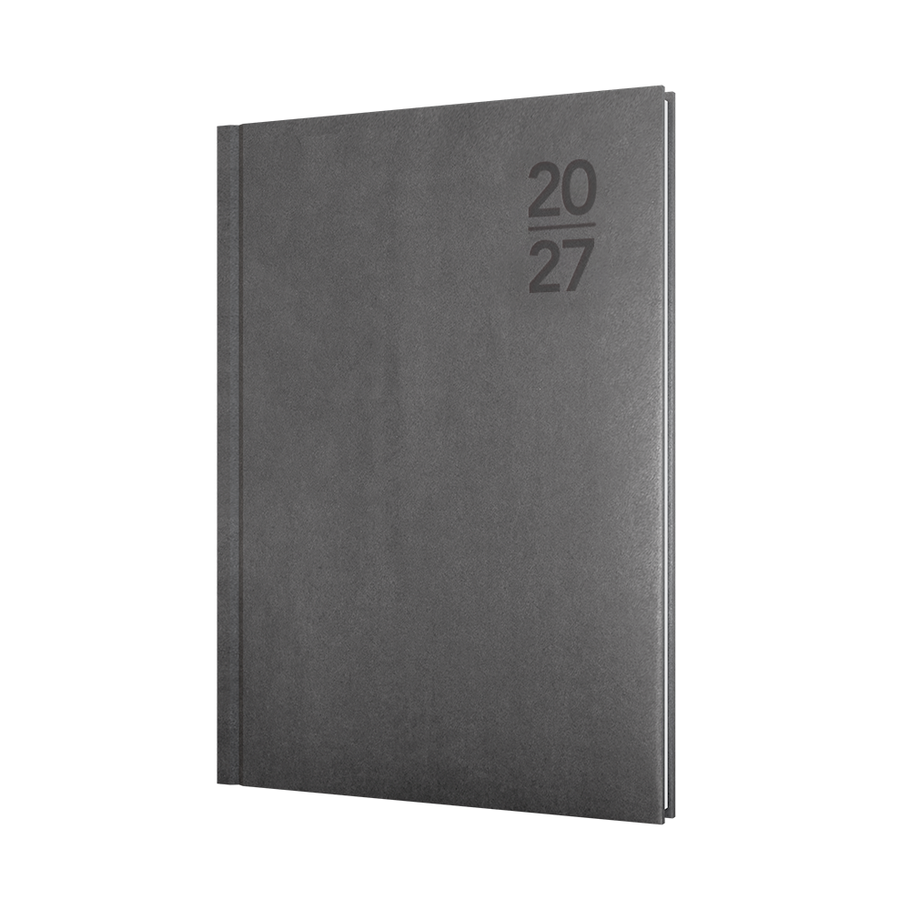 Collins Debden Silhouette 2027 Diary (A5, Week to View) - Charcoal