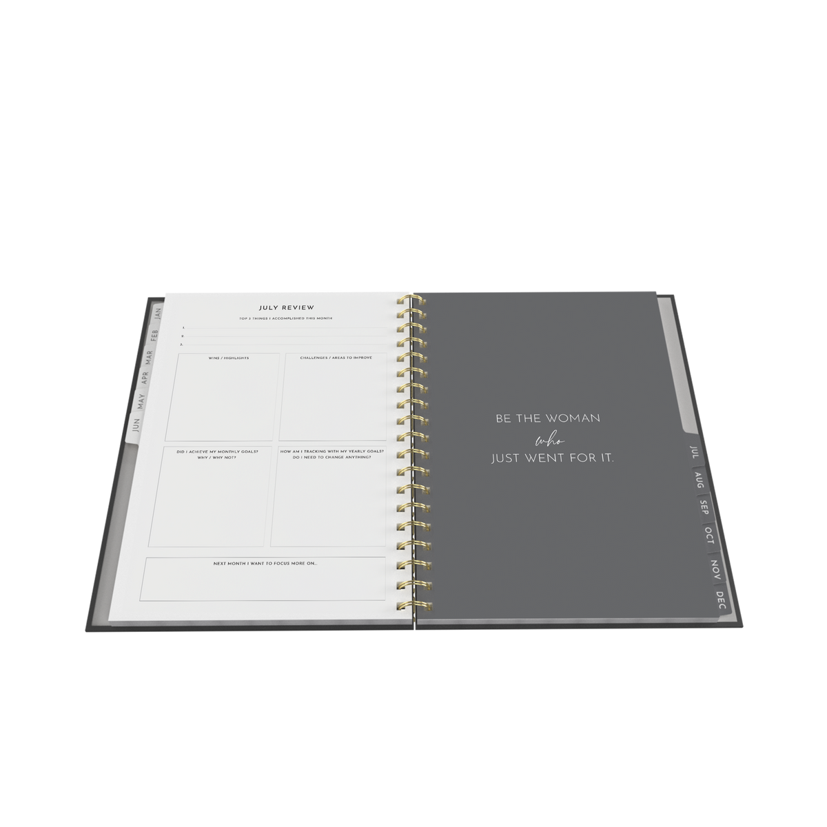 Collins Smart Women's Society 2027 Diary (B5, Week to View) - Charcoal - view 5