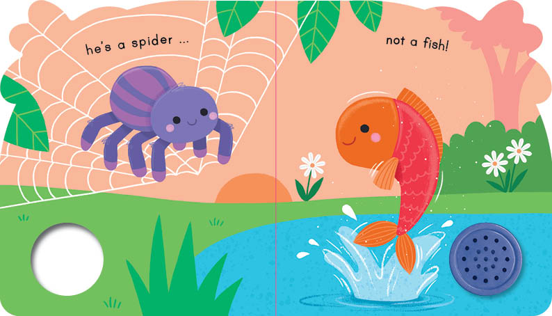 1-Button Sound Book - Incy Wincy Spider