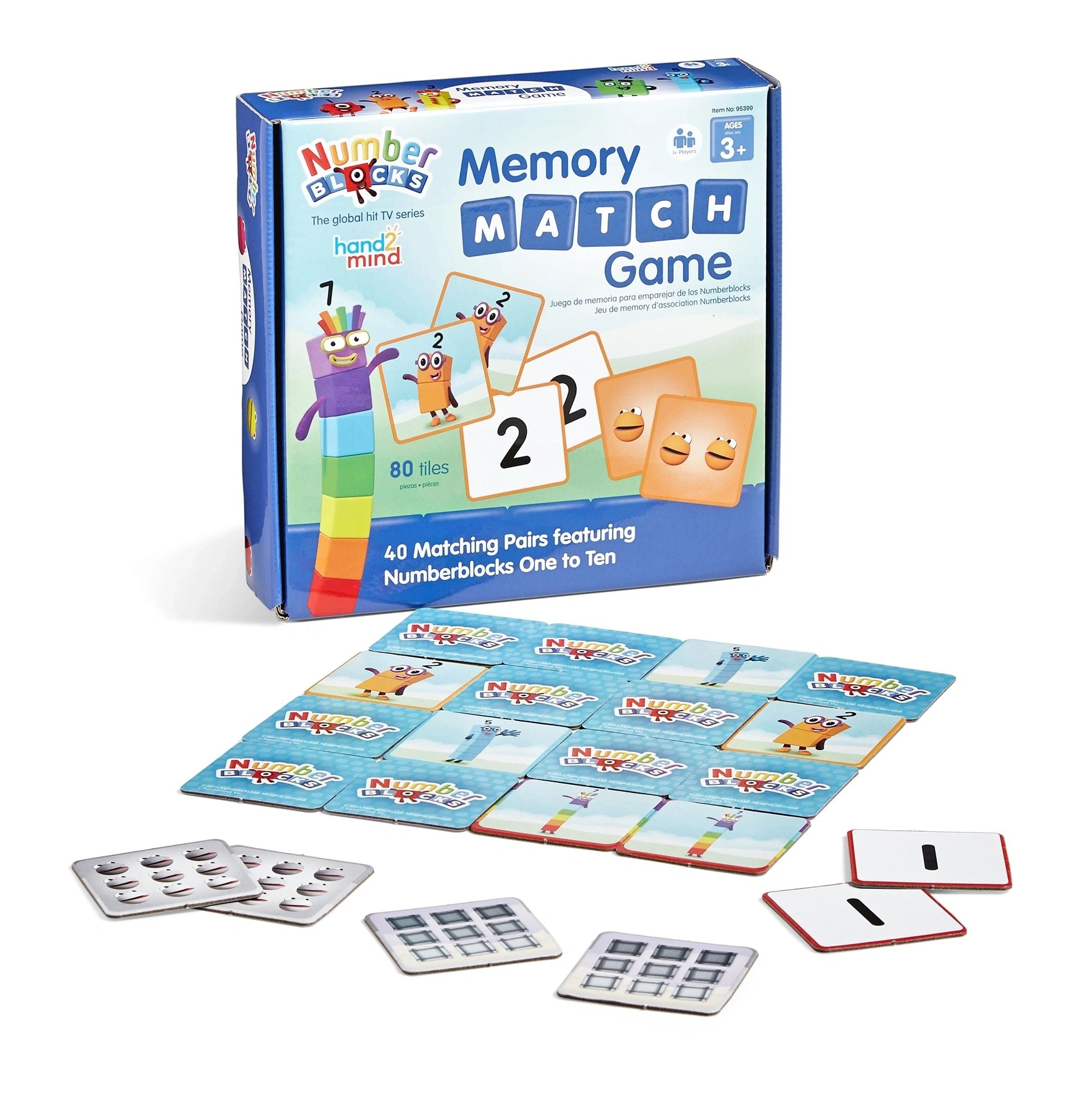 NUMBERBLOCKS Memory Match Game