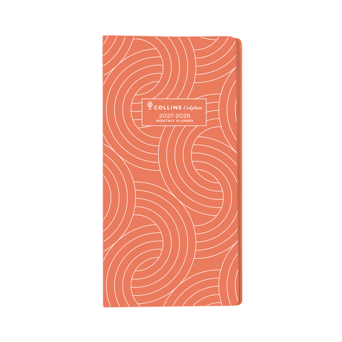 Collins Colplan 2027 Planner Diary (B6/7, Month to View, 24 Months, 2027-2028) - Orange - view 2