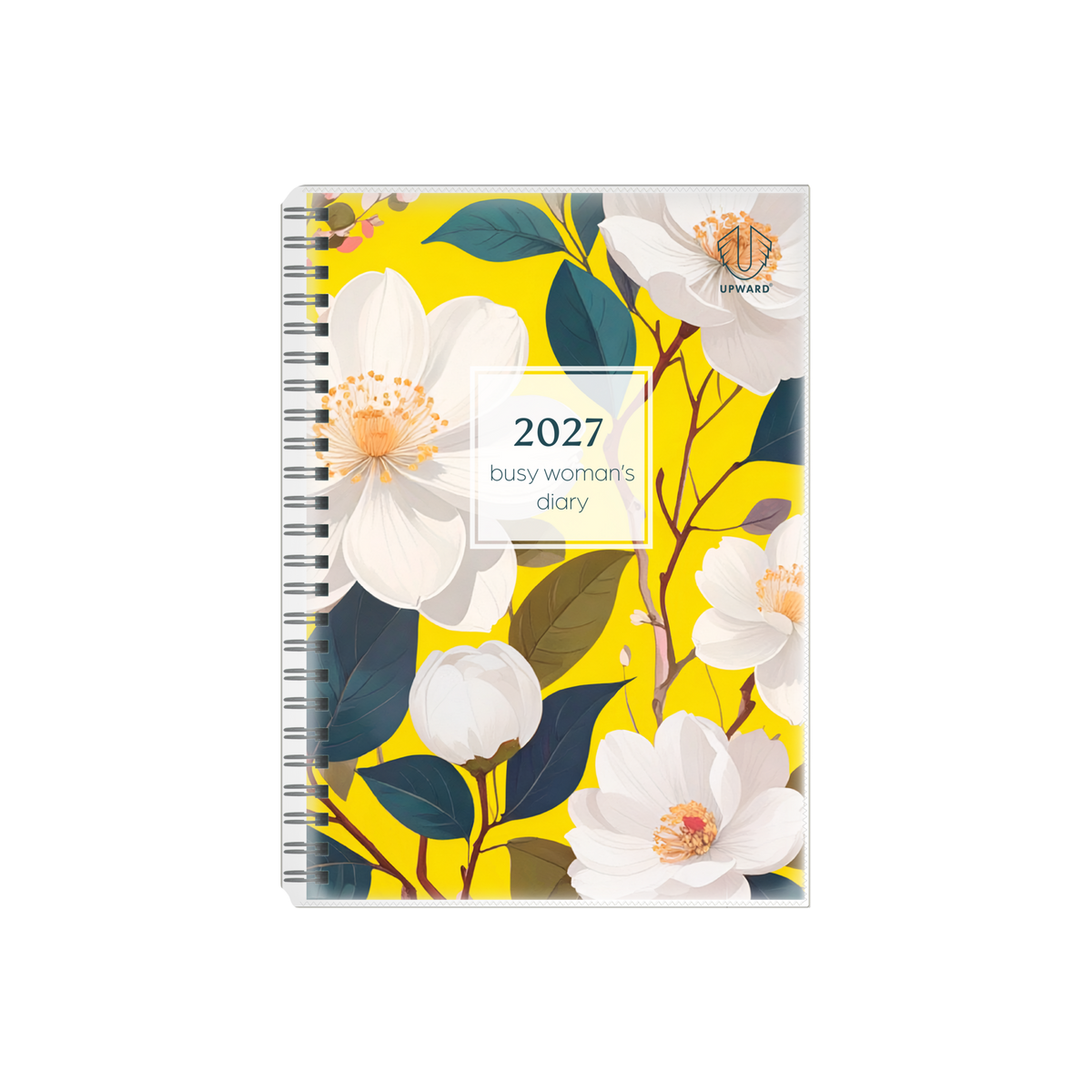 Upward Busy Woman's 2027 Diary (A5, Week to View) - Camellia