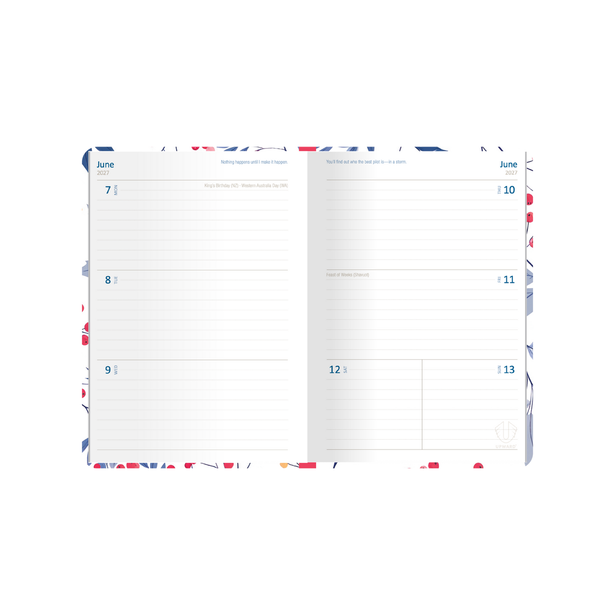 Upward Fashion 2027 Diary (A5, Week to View) - Little Fruit - view 2