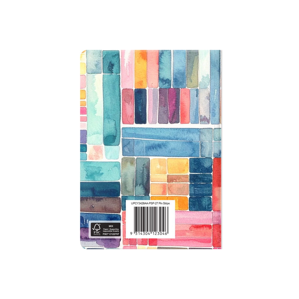 Upward Fashion 2027 Diary (B6, Week to View) - Pin Stripe - view 2