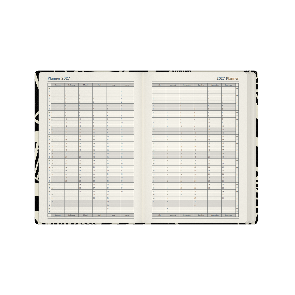 Collins Bold Mono 2027 Diary (A5, Week to View) - Black - view 5