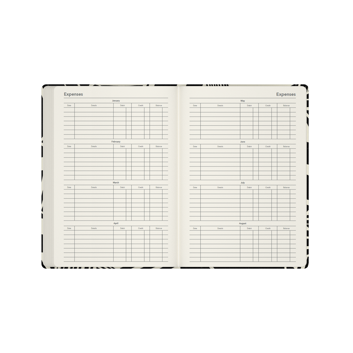 Collins Bold Mono 2027 Diary (A5, Week to View) - Black - view 6