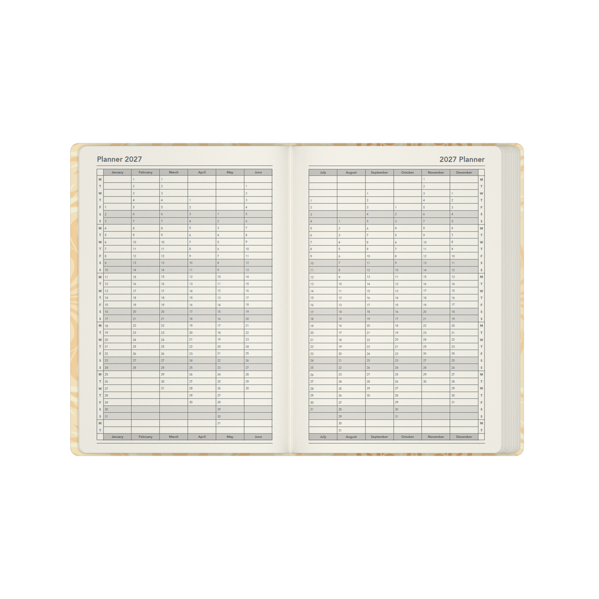 Collins Lavish Lux 2027 Diary (A5, Week to View) - White - view 5