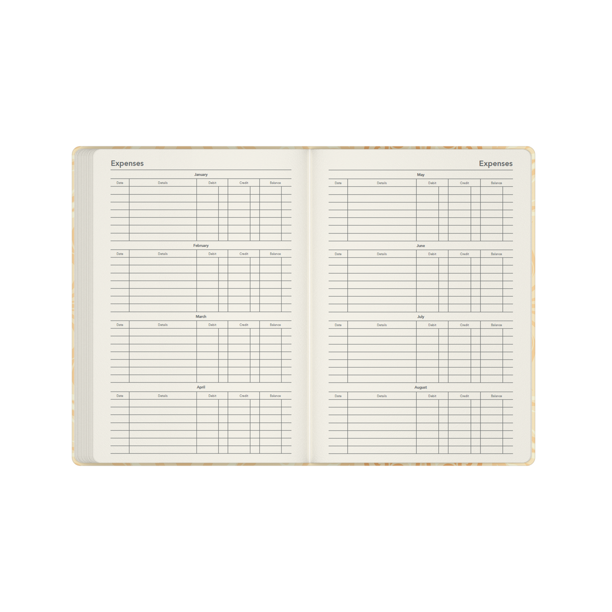 Collins Lavish Lux 2027 Diary (A5, Week to View) - White - view 6