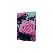 Collins Billy Blue The Roses 2027 Diary (A5, Week to View) - Butterfly