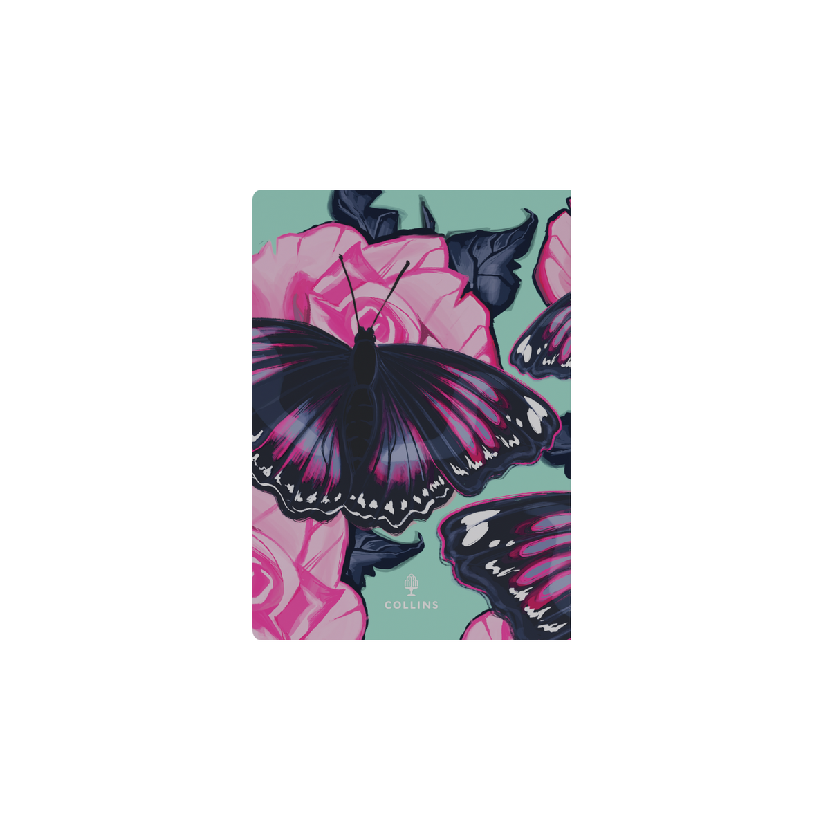 Collins Billy Blue The Roses 2027 Diary (A5, Week to View) - Butterfly - view 3