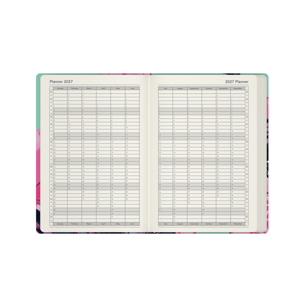 Collins Billy Blue The Roses 2027 Diary (A5, Week to View) - Butterfly - view 5