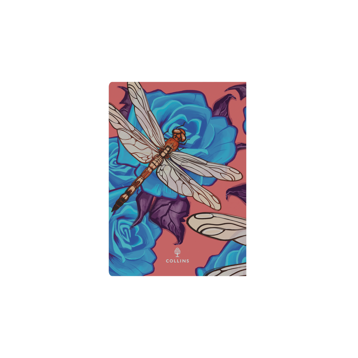 Collins Billy Blue The Roses 2027 Diary (A5, Week to View) - Dragonfly - view 3