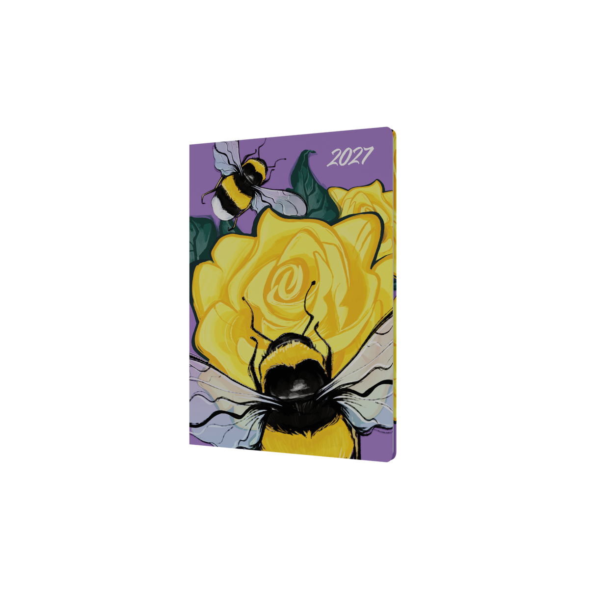 Collins Billy Blue The Roses 2027 Diary (A5, Week to View) - Bee