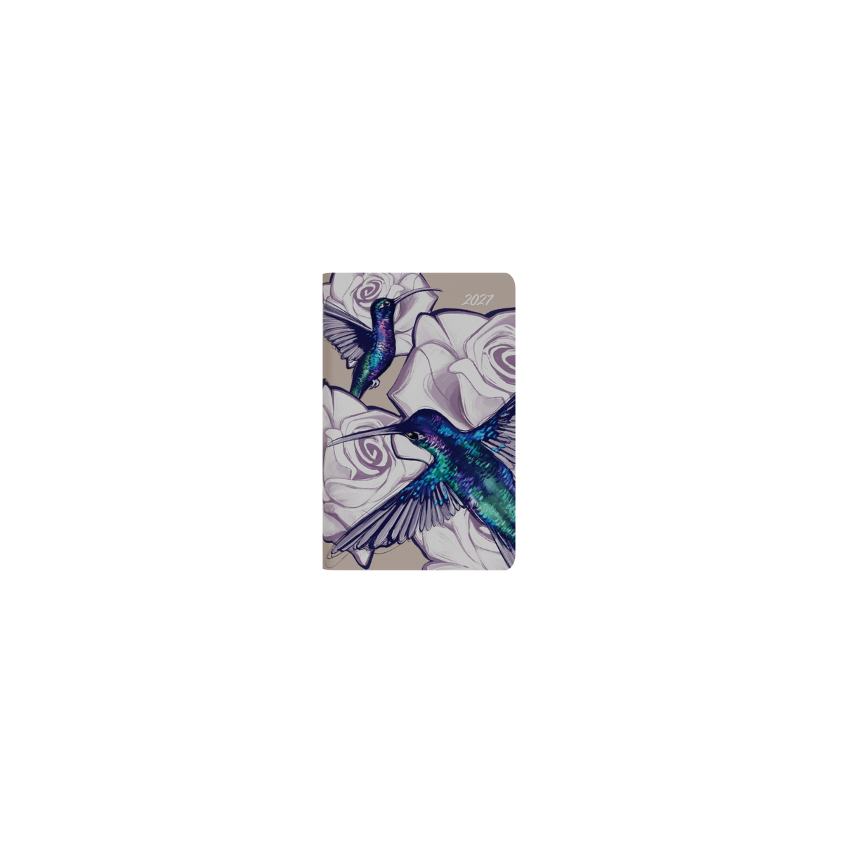 Collins Billy Blue The Roses 2027 Pocket Diary (132 x 85mm, Week to View) - Hummingbird - view 2
