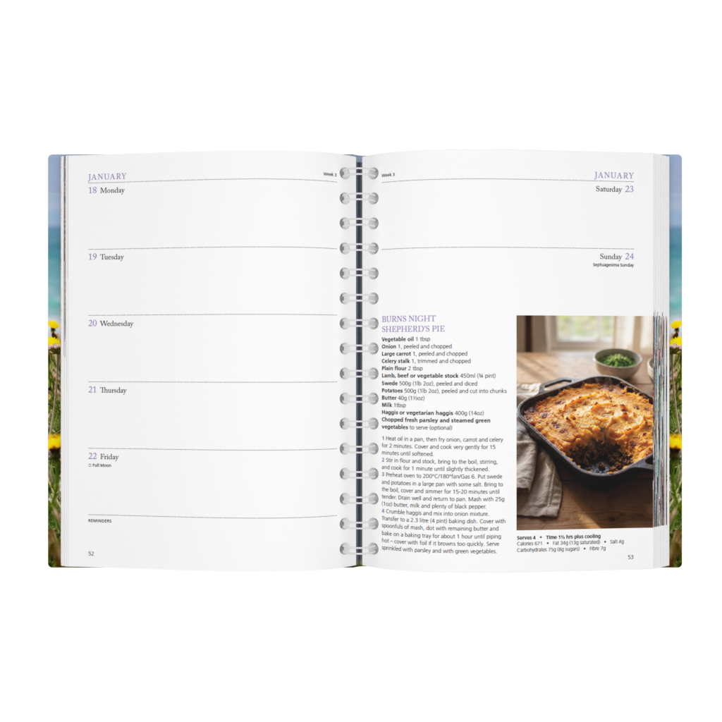 Collins 2027 Dairy Diary (A5, Week to View) - Flower - view 4