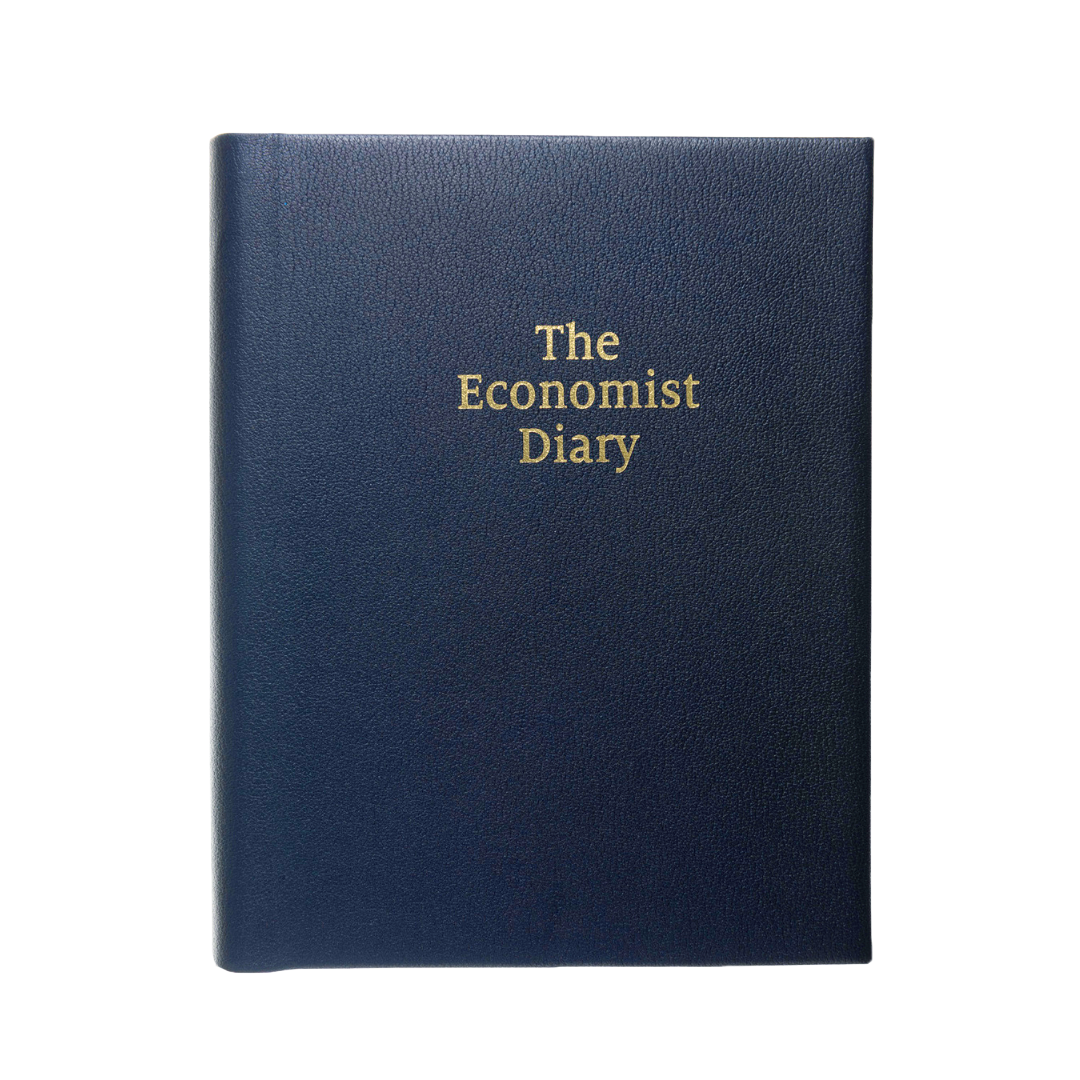 Collins The Economist 2027 Diary (Quarto, Day to a Page, 14 Months) - Navy