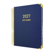 Collins 2027 Site Diary (A4, Day to a Page) - Navy