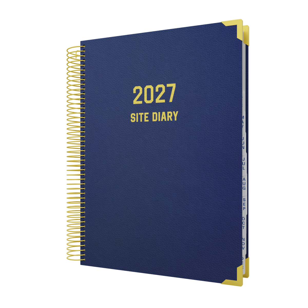 Collins 2027 Site Diary (A4, Day to a Page) - Navy