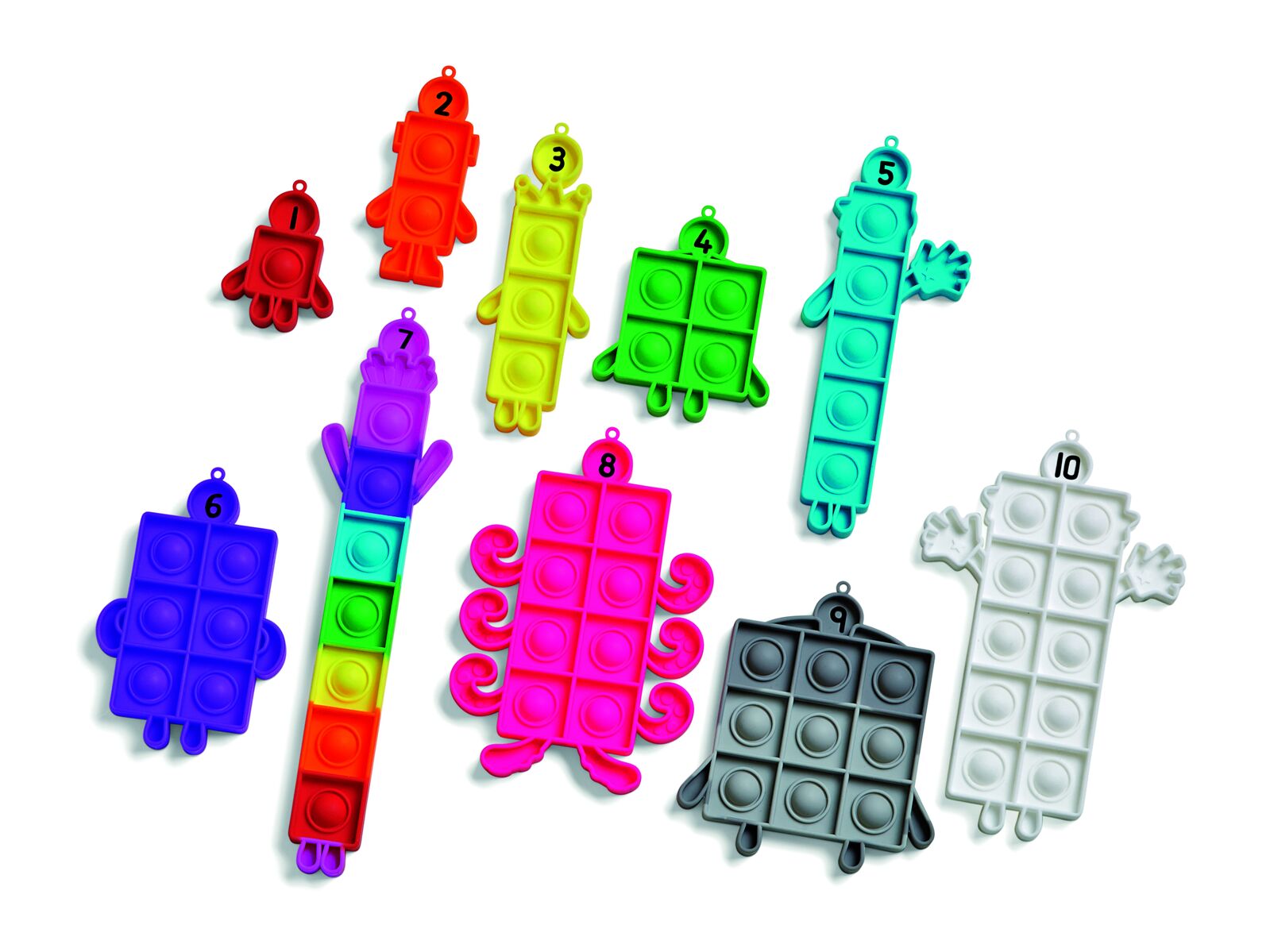 Numberblocks™ Sensory Bubble Poppers