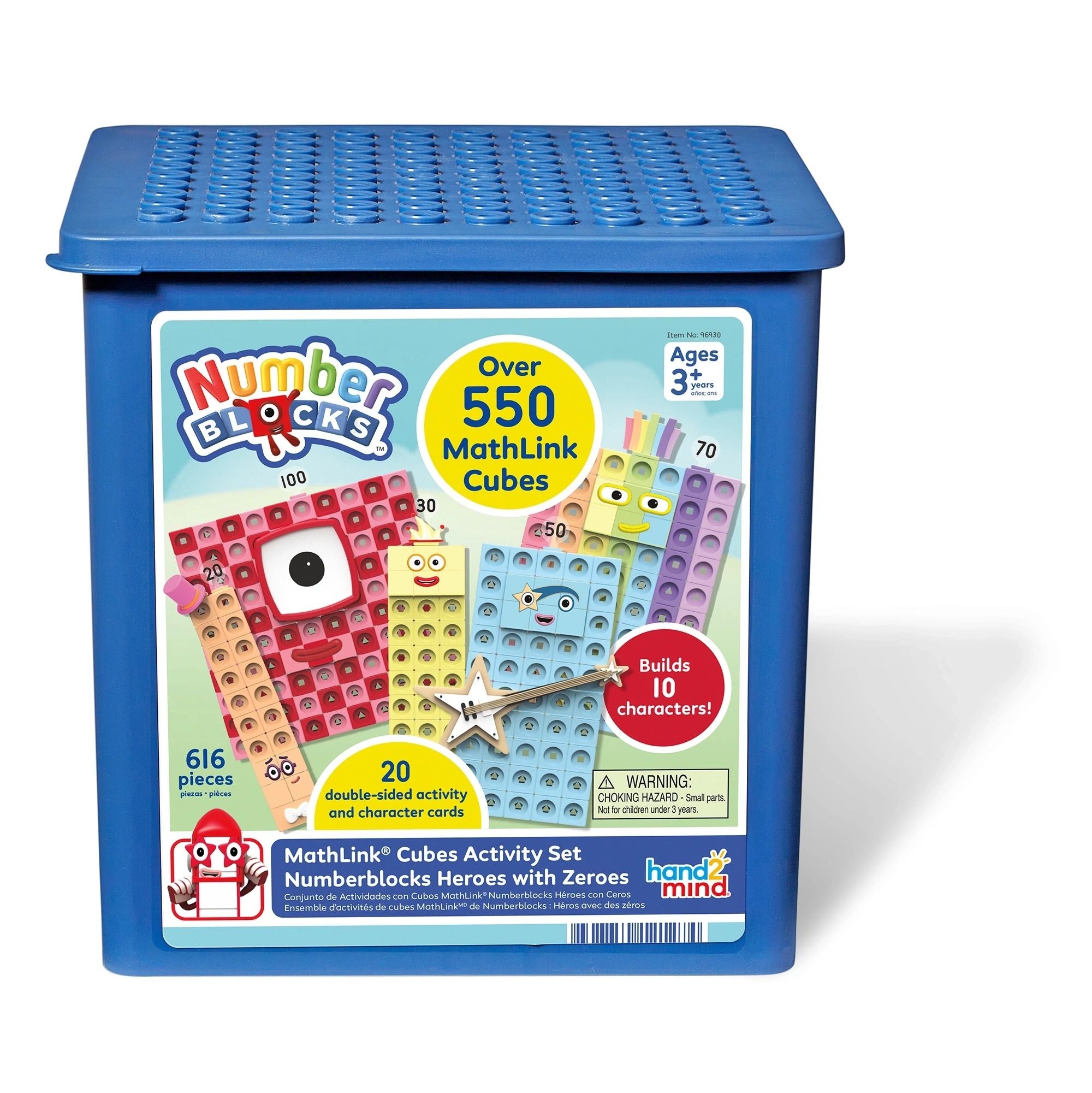 Mathlink Cubes Activity Set Numberblocks™ Heros with Zeros