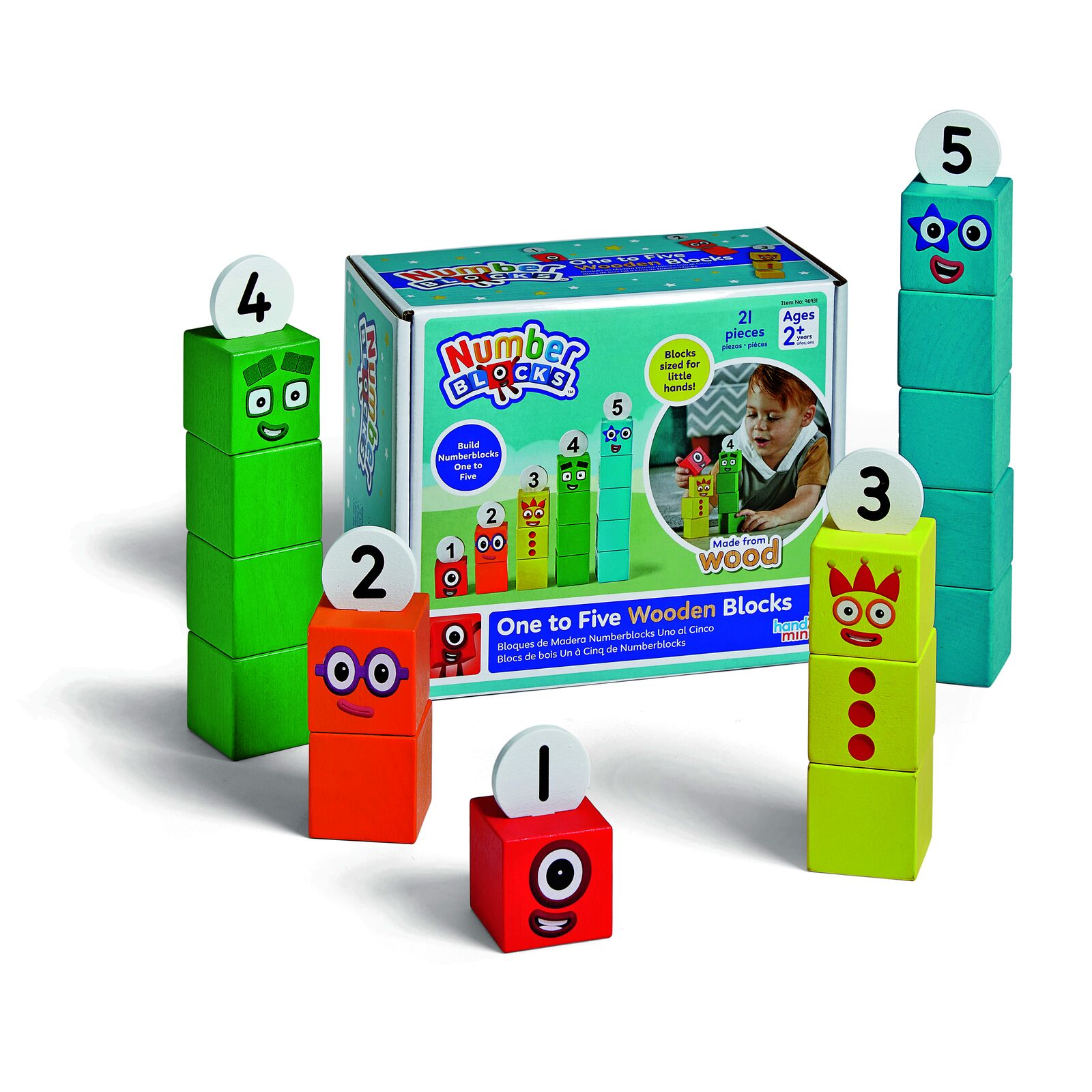 Numberblocks™ One to Five Wooden Blocks