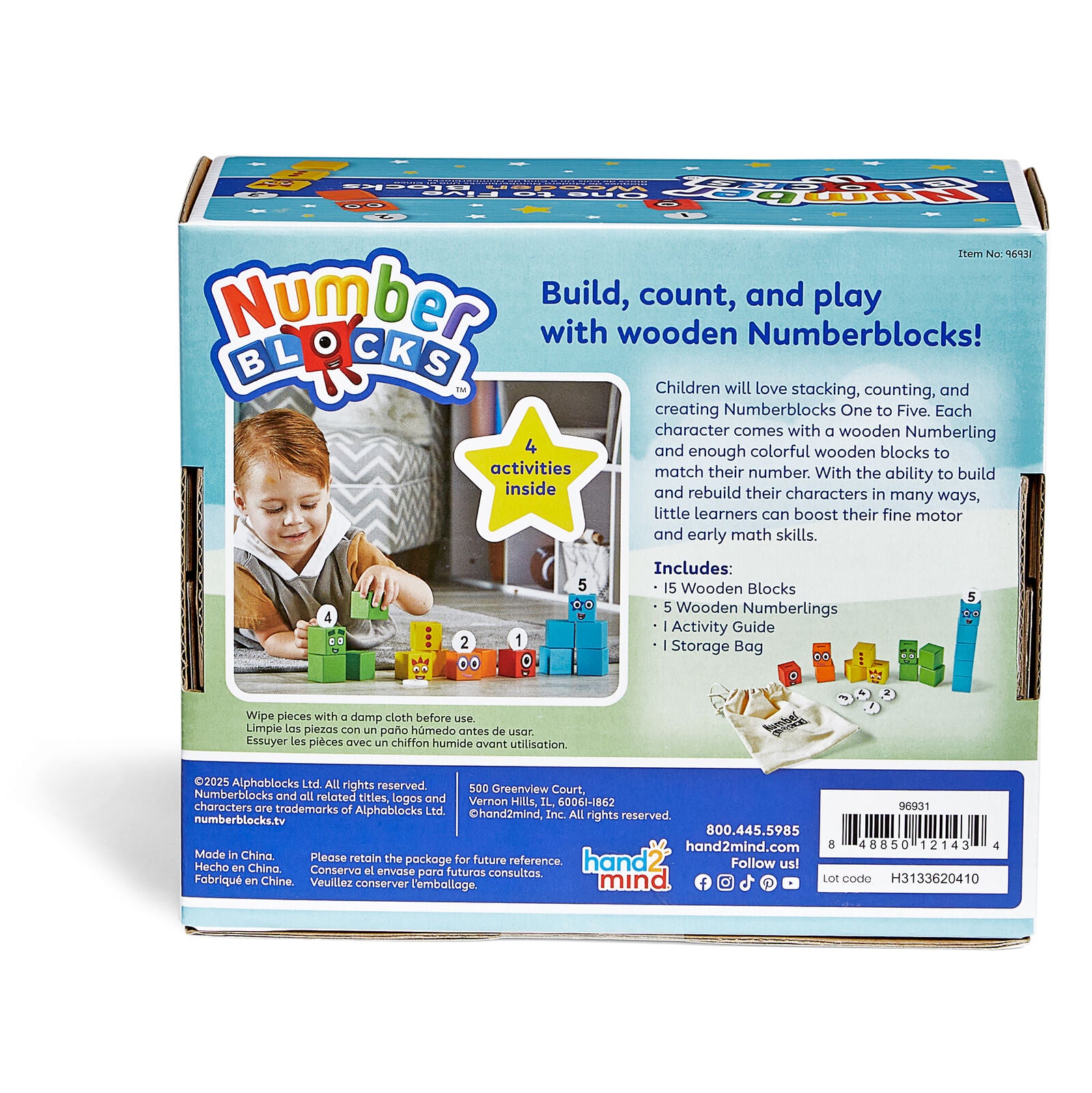 Numberblocks™ One to Five Wooden Blocks