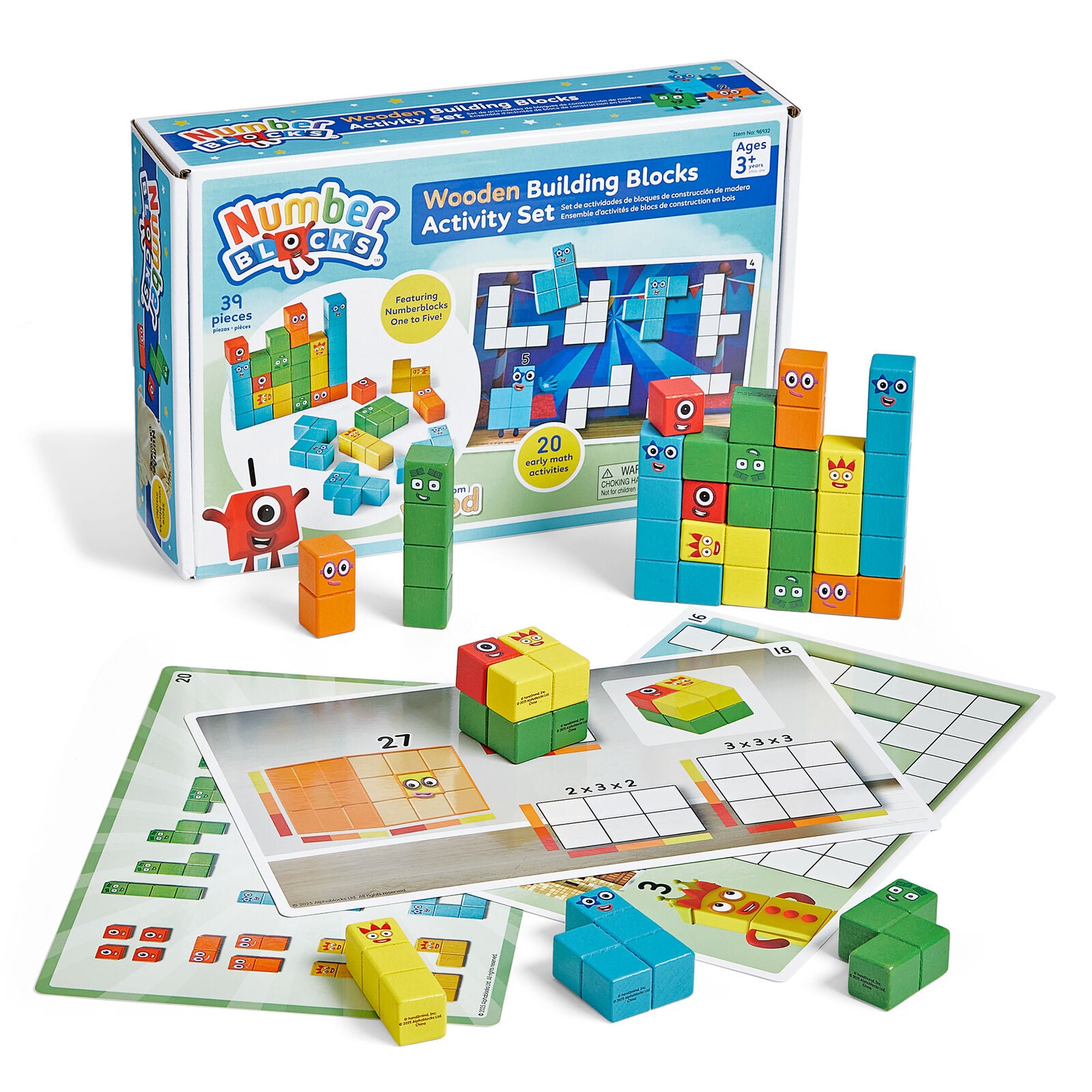 Numberblocks™ Wooden Building Blocks Activity Set