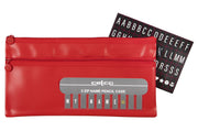 Celco Large Pencil Case - 350 x 180mm, Red (Pack of 10)