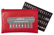 Celco Small Pencil Case - 225 x 143mm, Red (Pack of 10)