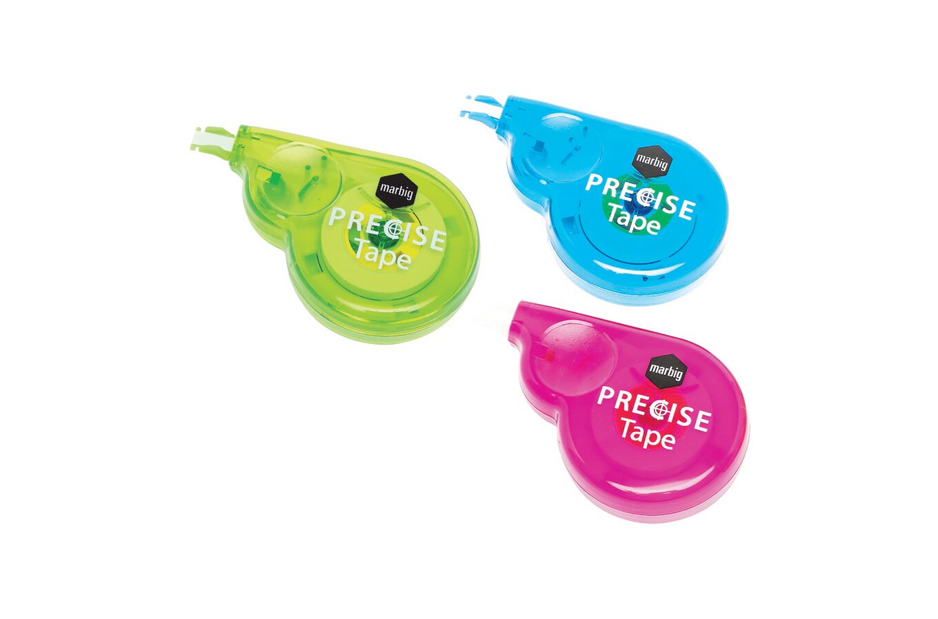 Marbig Precise Correction Tape - 4 Packs / 24 Tapes Total