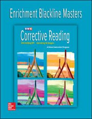 Corrective Reading Decoding Level B1, Enrichment Blackline Master — 9780076112234