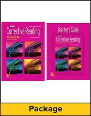 Corrective Reading Decoding Level B2, Teacher Materials Package — 9780076112333