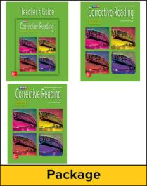 Corrective Reading Decoding Level C, Teacher Materials Package — 9780076112456