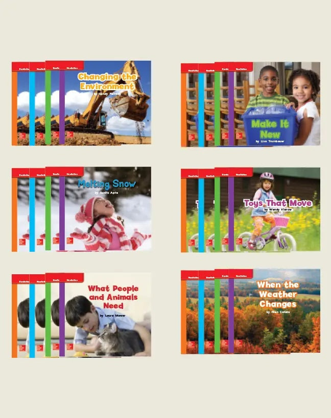 Inspire Science: Levelled Reader Class Set - Grade K (6 Each)
