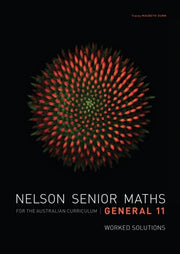 Nelson Senior Maths General for the Australian Curriculum - Year 11: Solutions DVD