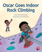 Oscar Goes Indoor Rock Climbing