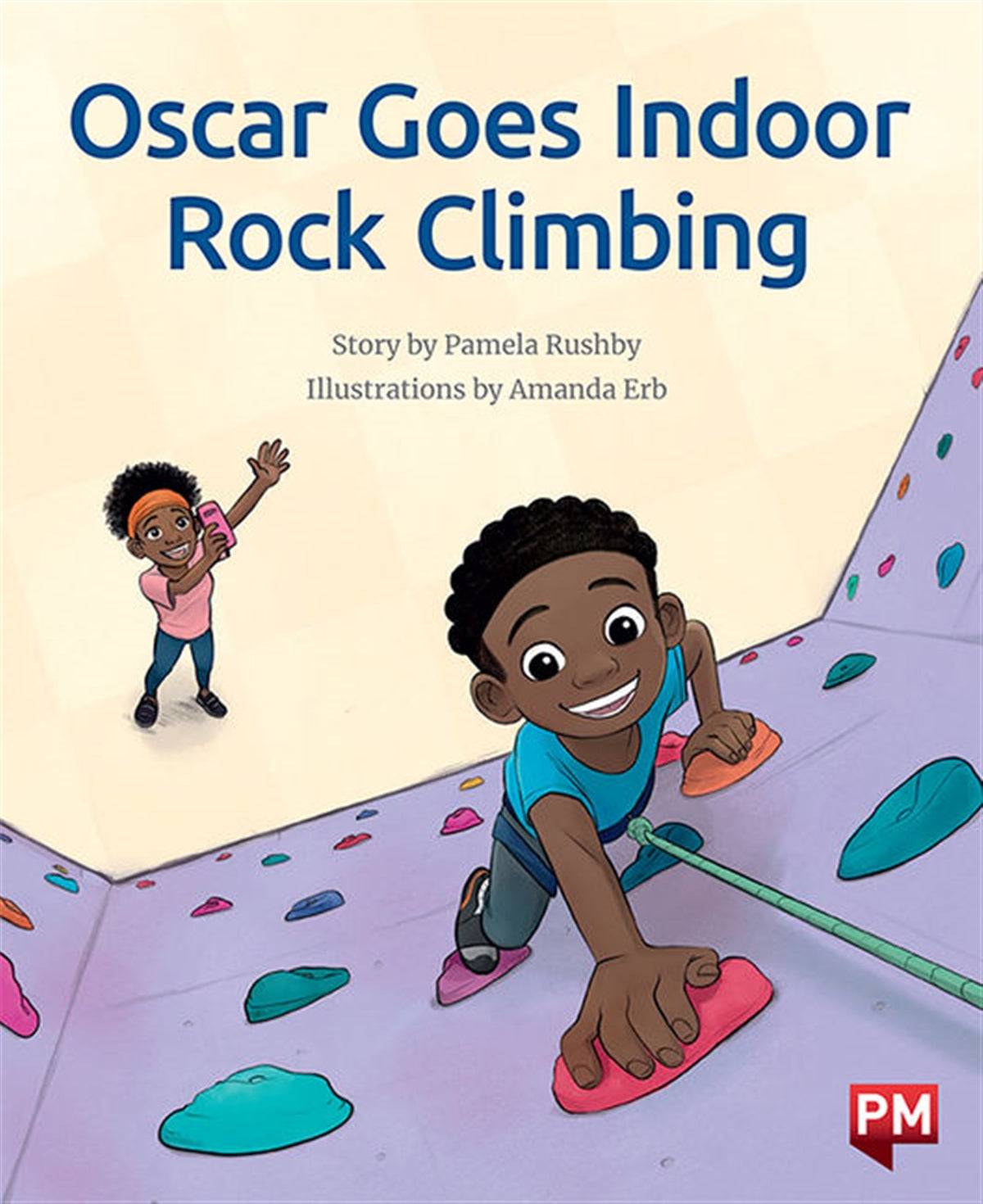 Oscar Goes Indoor Rock Climbing