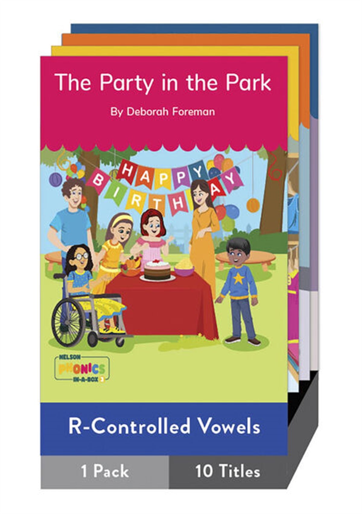 Nelson Phonics in a Box 3: R-Controlled Vowels Story Books x 10