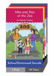 Nelson Phonics in a Box 3: Schwa/Unstressed Sounds Story Books x 10