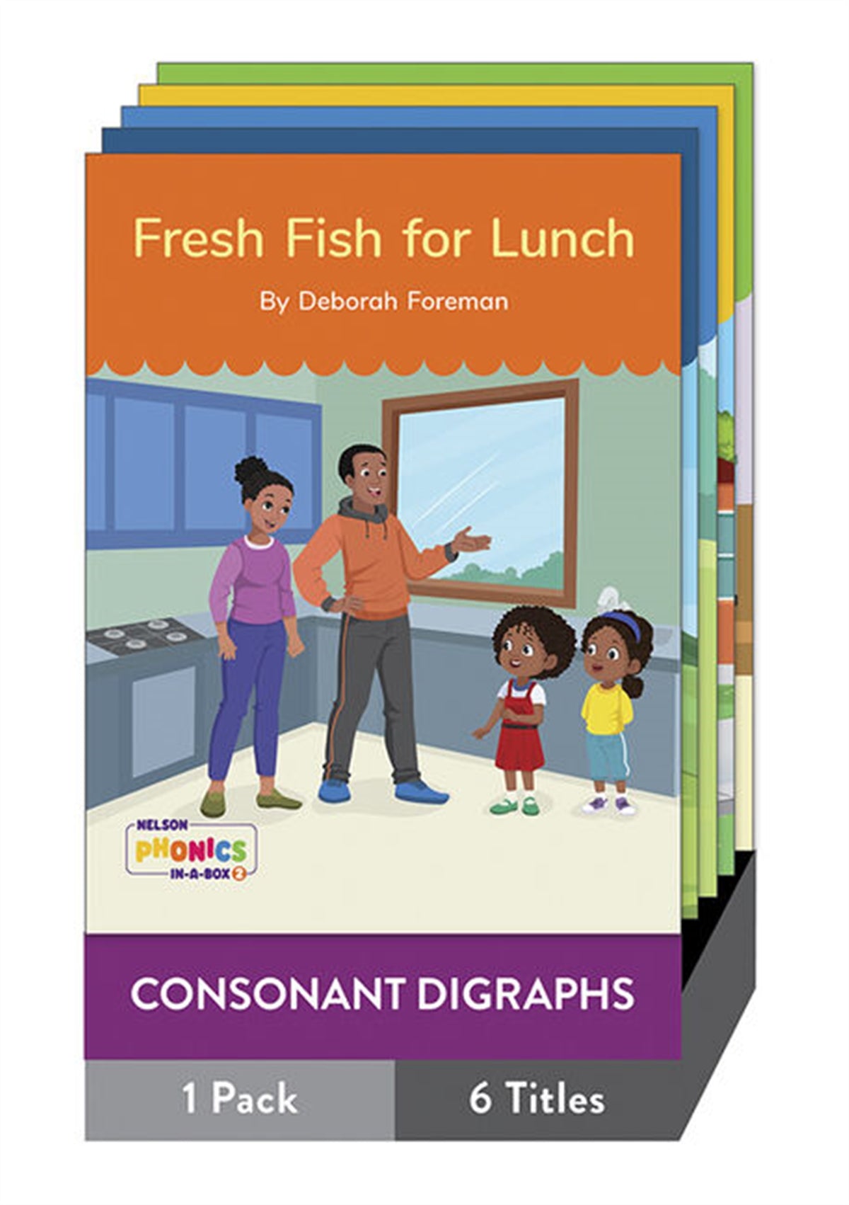 Nelson Phonics in a Box 2: Consonant Digraphs Story Books x 6