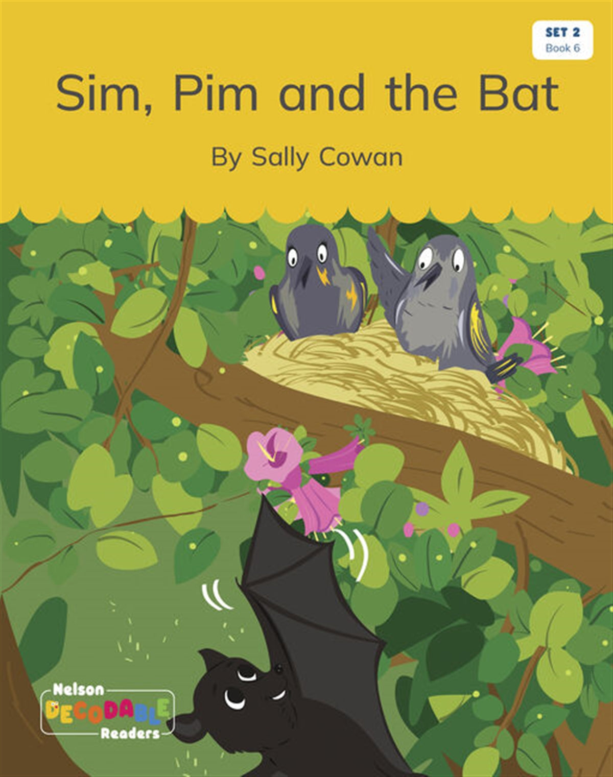 Sim, Pim and the Bat (Set 2, Book 6) - Nelson Decodable Readers