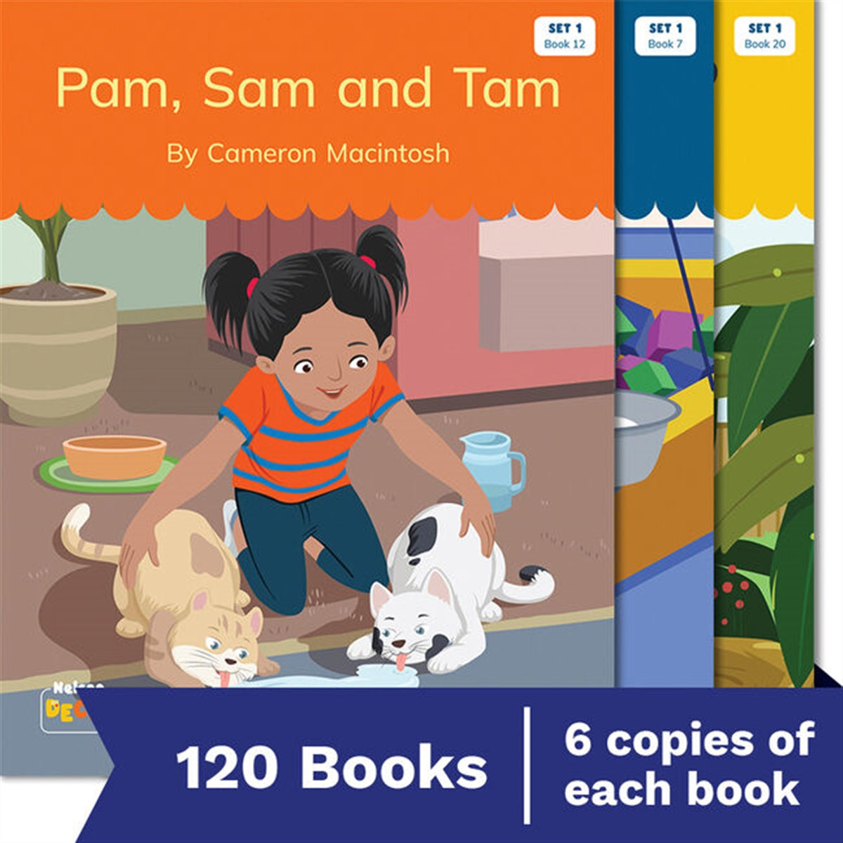 Nelson Decodable Readers Set 1 small group pack x 120