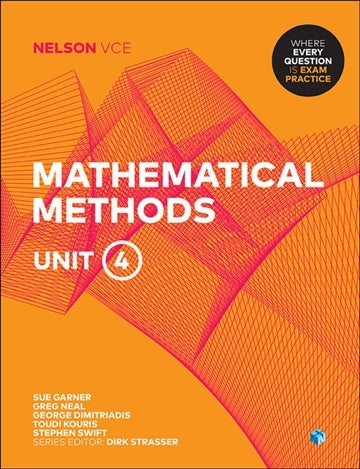Nelson VCE Mathematical Methods: Unit 4 (Student Book with 4 Access Codes)