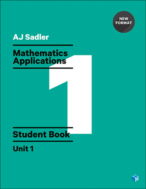 Sadler Mathematics Applications for WA - Unit 1: Student Book (Print & Digital)