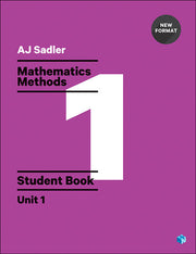 Sadler Mathematics Methods for WA - Unit 1: Student Book (Print & Digital)