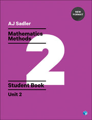 Sadler Mathematics Methods for WA - Unit 2: Student Book (Print & Digital)